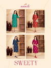 Sweety Vol 1 By Aanchi Fancy Two Tone Straight Cut Wholesale Kurtis In India